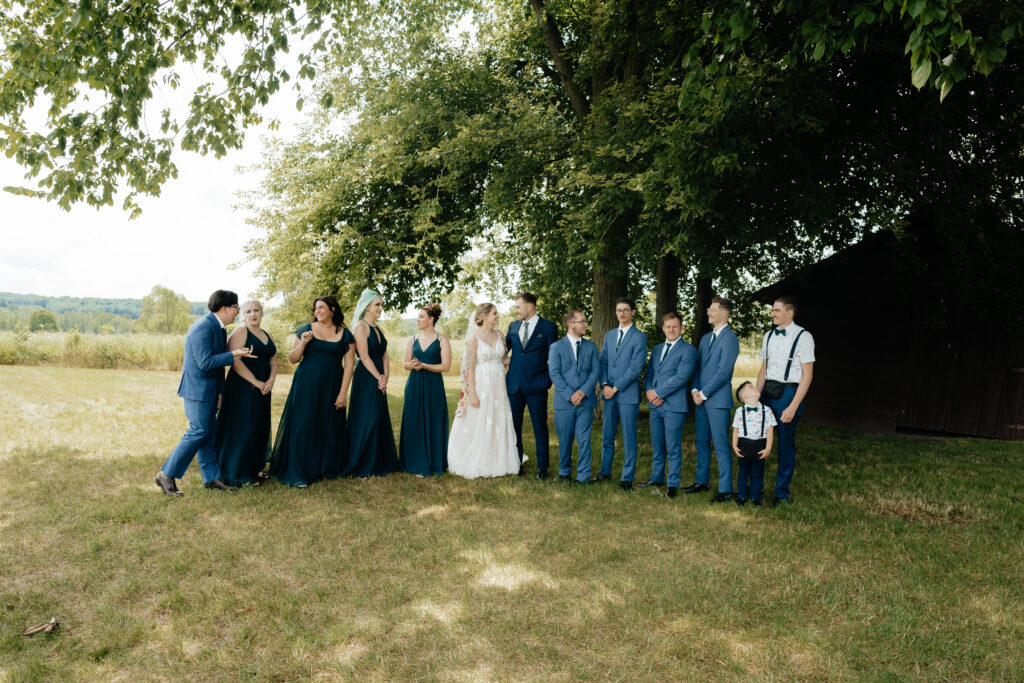 Bridal Party Michigan Wedding Photos