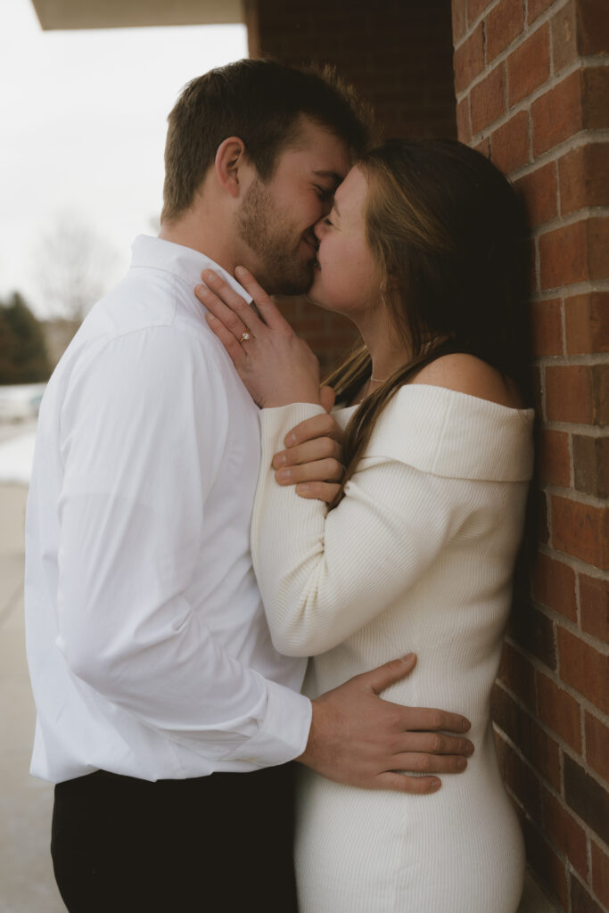 Central Michigan Wedding Photo at Golden Hour