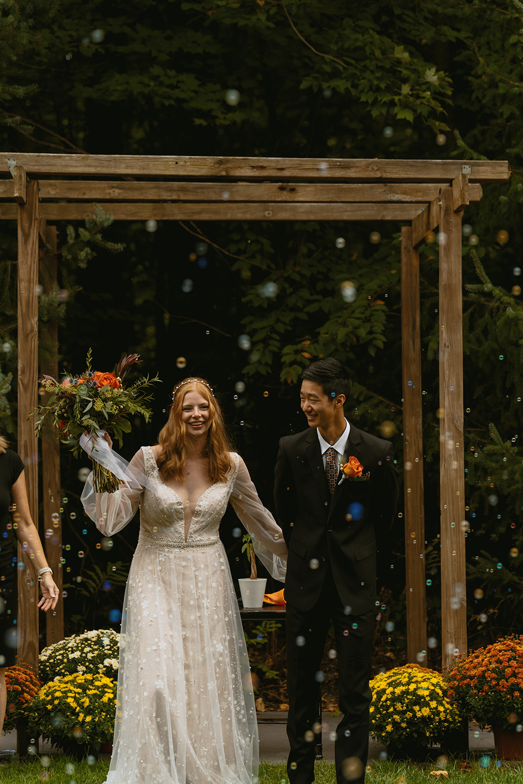 stunning bride and groom share intimate moments during their micro wedding 