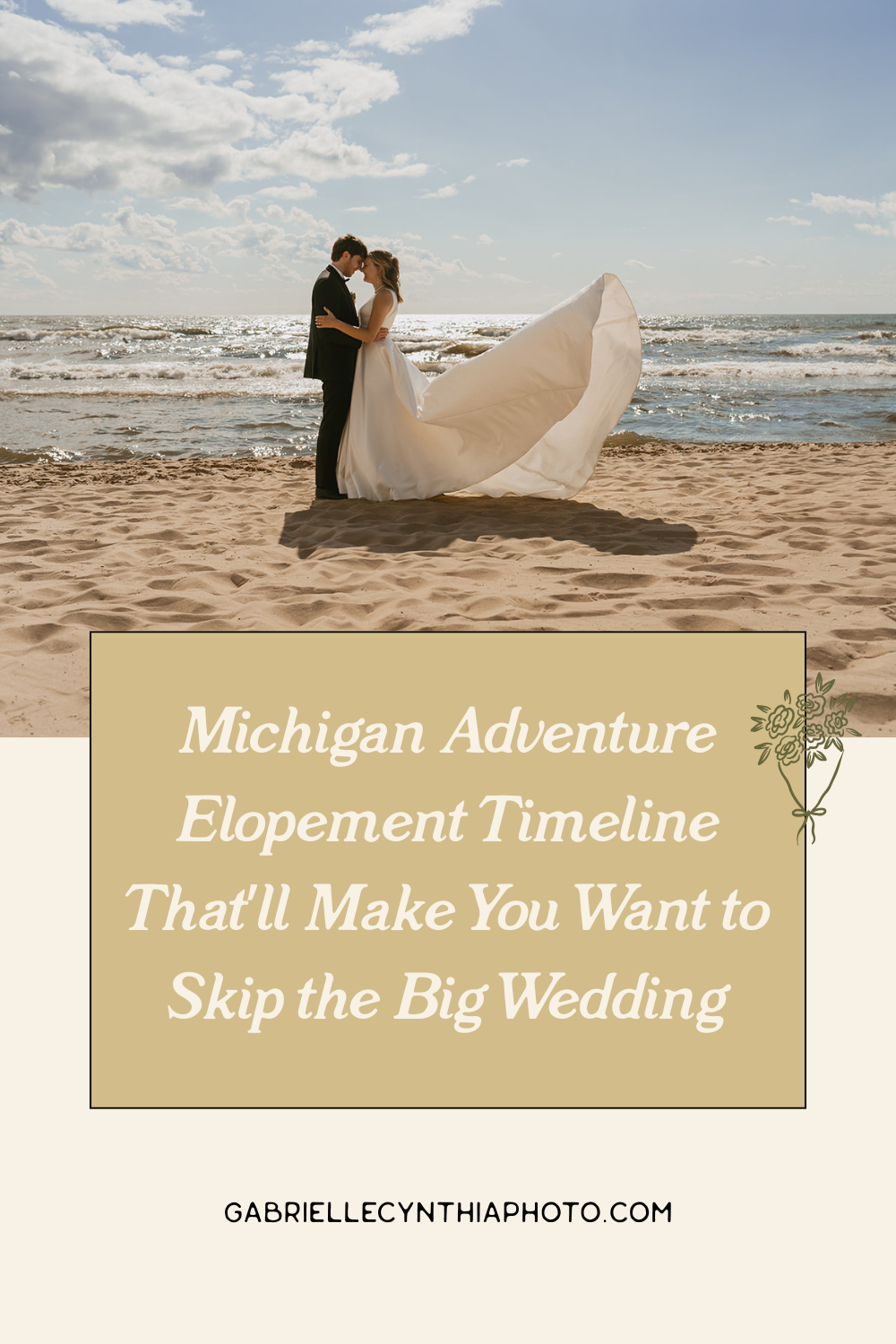 Michigan adventure elopement guide from Gabrielle Cynthia Photography!