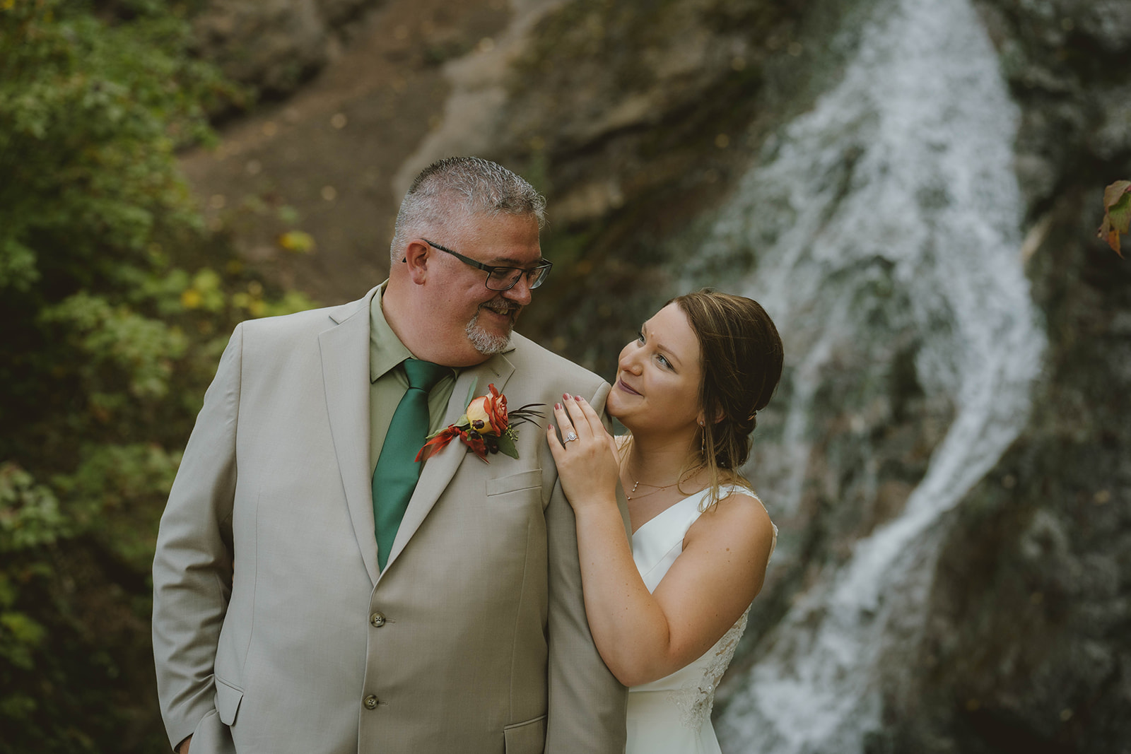 documentary style photos of the bride and groom from their dreamy wedding day